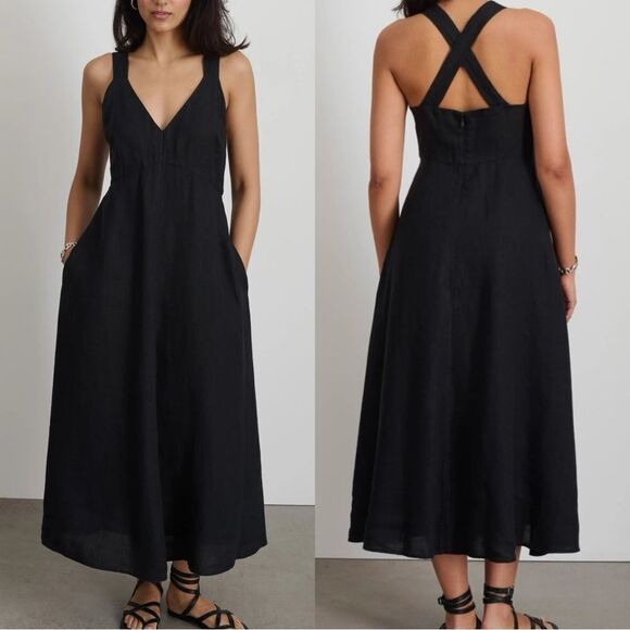 NEW Alex Mill Breanna Linen Dress - Picture 1 of 6